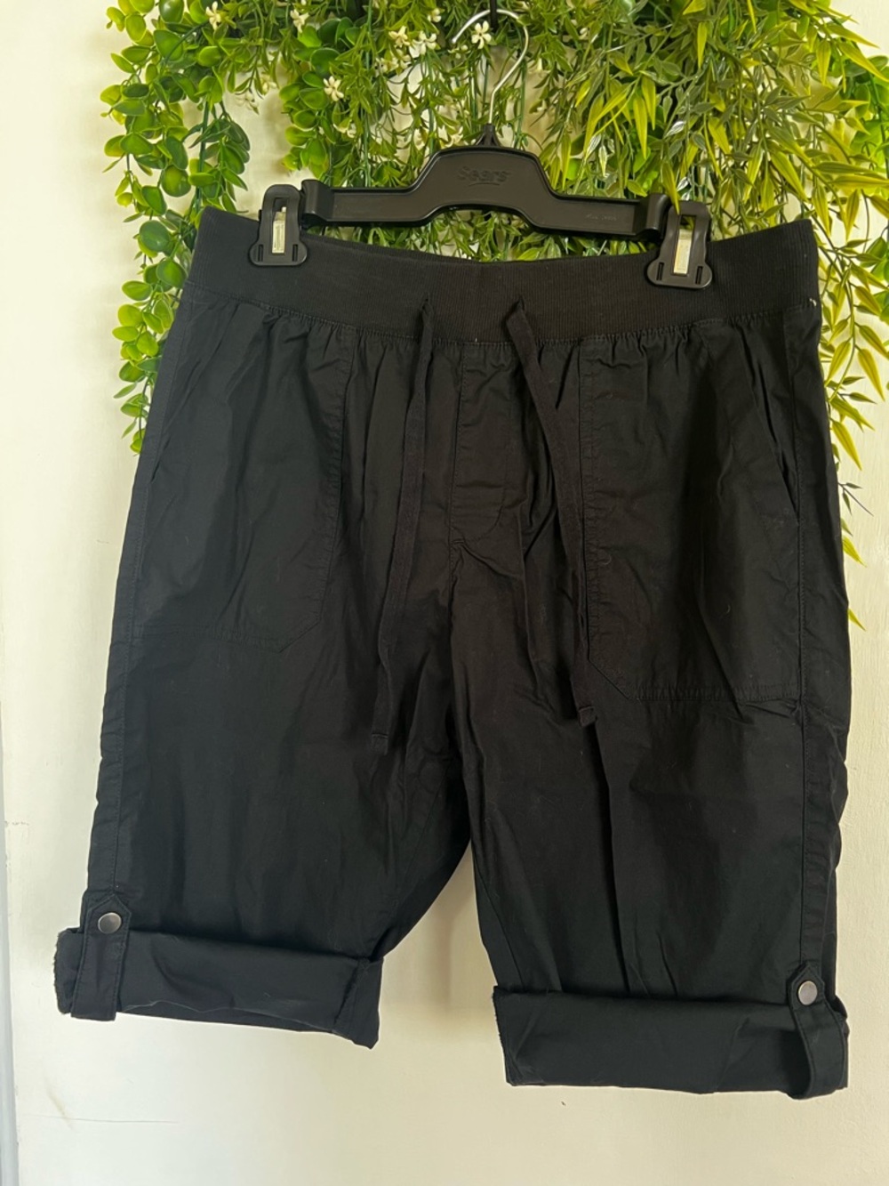 Black Cargo Shorts